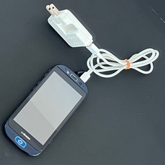 美品 らくらくスマートフォン ネイビー F-12D docomoの画像