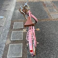 ブリヂストン HACCHI 18インチ ピンク 子供自転車