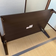 ニトリ　ローテーブル　ブラウンの画像