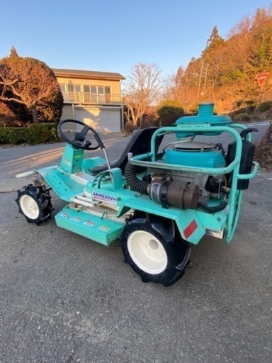 佐藤製作所乗用草刈機 ★ARM831VH ★クボタエンジンGH400V-GML ★最大13.0ps★中古品★動作確認済み