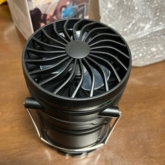 新品未使用　ファン付きランタンライトの画像