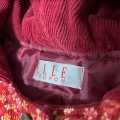 ELLE 90赤コートの画像