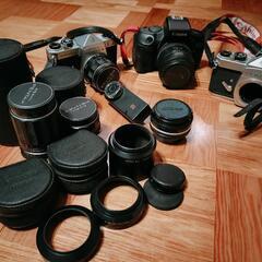 【受付終了】PENTX 古いカメラ　ジャンク品　おまとめ
