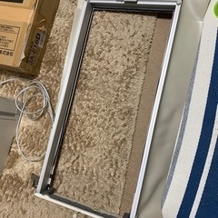 窓エアコン　ハイアール製　長窓用延長枠付きの画像