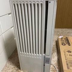 窓エアコン　ハイアール製　長窓用延長枠付きの画像