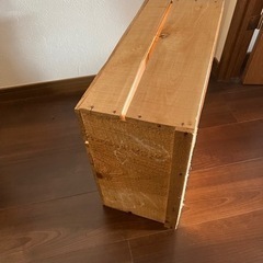 りんご箱 アンティーク 木箱の画像