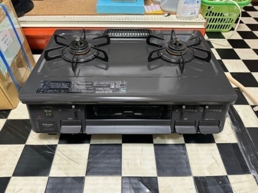 【リサイクルサービス八光】2020年製　パロマ　水無し片面焼グリル ガステーブル IC-S87-L 都市ガス(13A)用/左強火