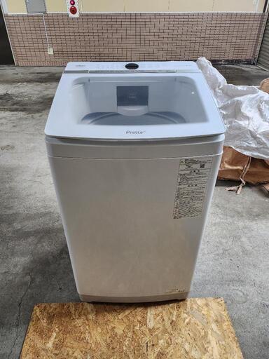 【売却済】AQUA全自動洗濯機 8kg AQW-GVX80J(W)