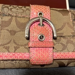 coach長財布の画像