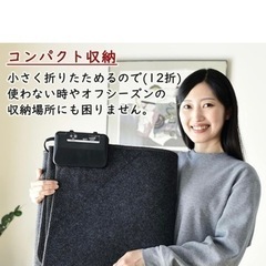 山善ホットカーペット1.5畳　下敷き付きの画像