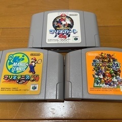 ニンテンドー64  本体・コントローラー4点・ソフト3点の画像