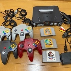 ニンテンドー64  本体・コントローラー4点・ソフト3点