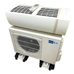 JY MITSUBISHI エアコン 霧ヶ峰 ムーブアイ極 再熱除湿 おもに14畳用 200V 2018年製 MSZ-X4017S ポンプダウン済