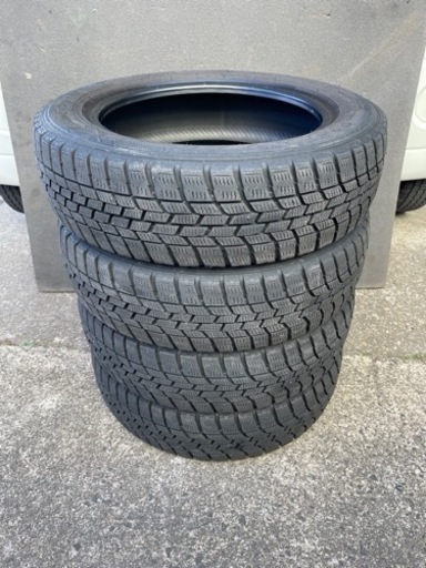 1229-3)工賃込み！155/65R14グッドイヤースタッドレス中古4本セット！17年製アイスナビ6
