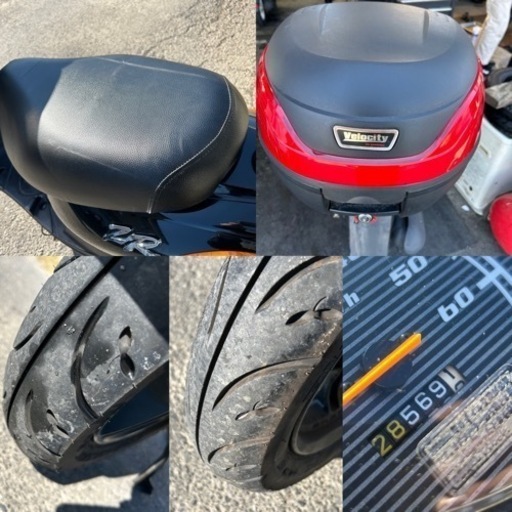 ☆SA39J型JOG低燃費FIエンジン☆リアBOX付き☆プラグやシートなど新品