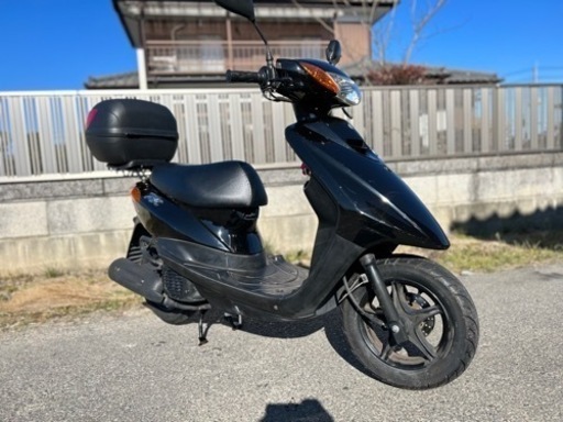 ☆SA39J型JOG低燃費FIエンジン☆リアBOX付き☆プラグやシートなど新品交換で快調^_^50cc原付スクーター☆