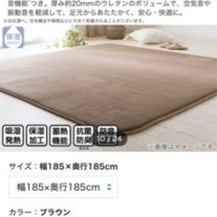 中古品 カーペット ニトリ 