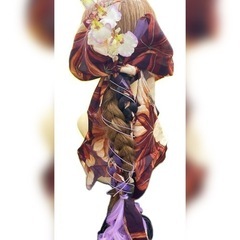 【新品】#7 ヘアゴム　エクステ　着物  ヘアアクセ　髪飾り　成人式　振袖　和装の画像