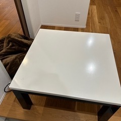 ニトリ こたつテーブル こたつ布団の画像
