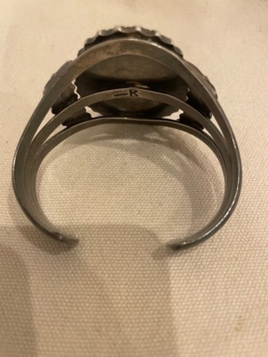 （購入者決まりました）シルバーアクセサリー　ターコイズバングル