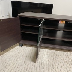 ニトリ　テレビ台　ローボード　120 ブラウンの画像