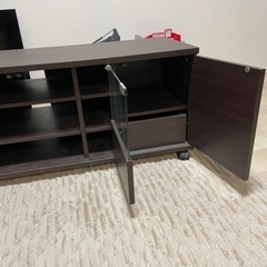 ニトリ　テレビ台　ローボード　120 ブラウンの画像