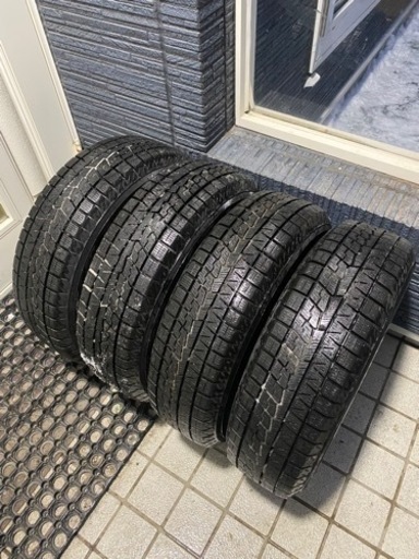 【値下げ】  スタッドレスタイヤ　バリ目　13インチ　155　65　小樽　札幌