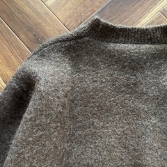 【ほぼ新品】ジップアップニット レディースの画像