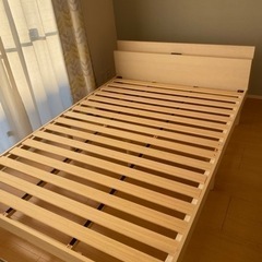 【取りに来てくれる方】ダブルベッドあげます！