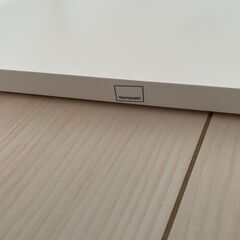 山崎実業(Yamazaki) 戸棚下 収納ラック ホワイト 2個セットの画像