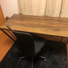 取引中〉オフィスチェア&デスク　セット