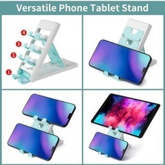新品 ノートパソコンスタンド pcスタンド 6段階/スマホスタンド付 高さ調整の画像