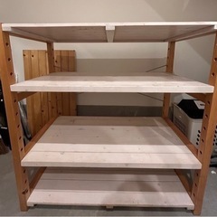 【取りに来てくれる方優先】木製棚