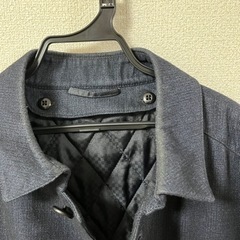 ステンカラーコート ネイビーの画像