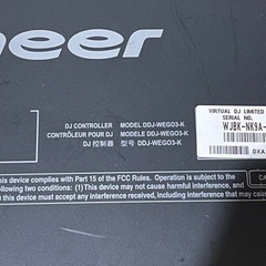 Pioneer  PCDJコントローラー DDJ-WEGO3-Kの画像