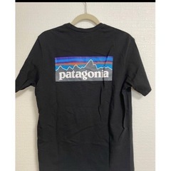パタゴニア　ロゴ入りTシャツ　ブラック