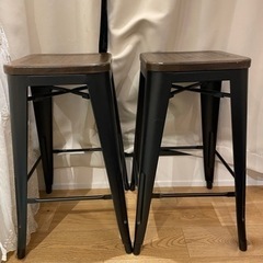 カウンターチェア2脚