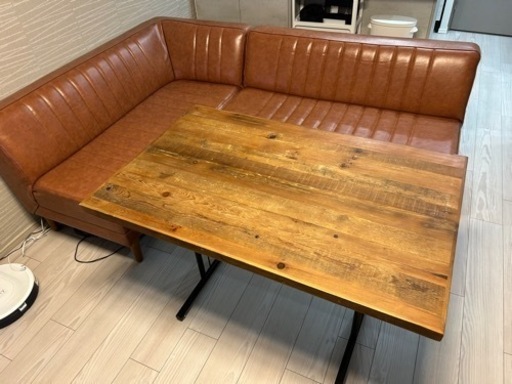 セット品:購入額180,000円テーブル&ソファ