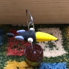 カラス　オブジェ　ゆらゆら　置物の画像