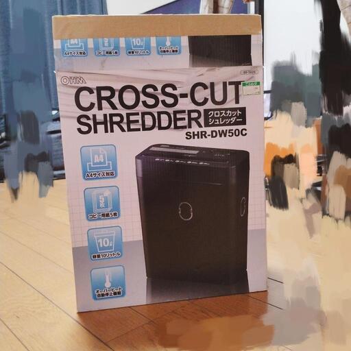 クロスカットシュレッダー　OHM　SHR-DW50C