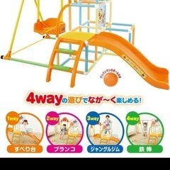 アンパンマン ジャングルジム・滑り台