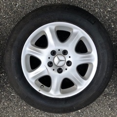 ベンツ純正16インチアルミ　225/60R16 ノーマルタイヤの画像