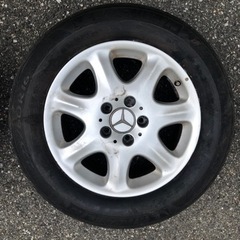 ベンツ純正16インチアルミ　225/60R16 ノーマルタイヤの画像