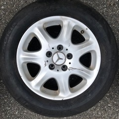 ベンツ純正16インチアルミ　225/60R16 ノーマルタイヤの画像