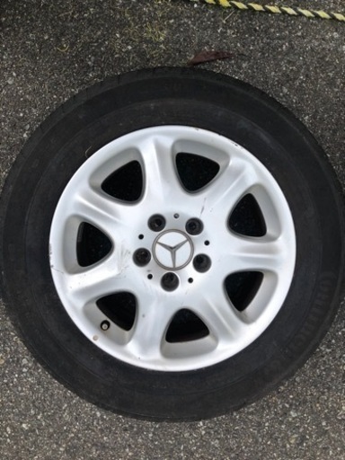 ベンツ純正16インチアルミ　225/60R16 ノーマルタイヤ
