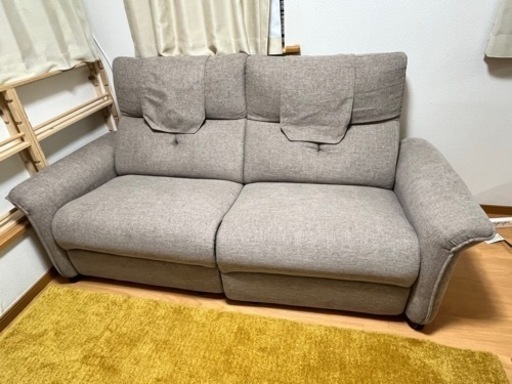 【大幅値下げ中】ニトリ　3人用電動リクライニングソファ(NピュールMO)