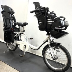 1都4県全域送料無料　業界最長12ヶ月保証　電動自転車　パナソニック　ギュットミニ　新型　20インチ 12ah パワフル　白