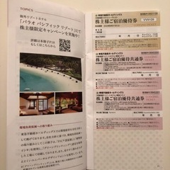東急不動産ホールディングス株主優待券　1冊の画像