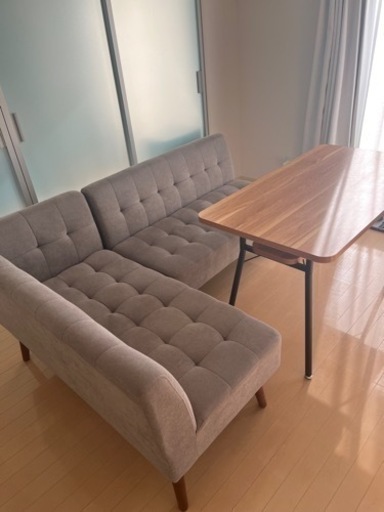 ダイニングテーブル・ソファー　3点セット