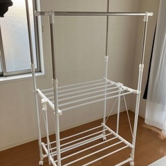 室内　部屋干し　折り畳み　コンパクト